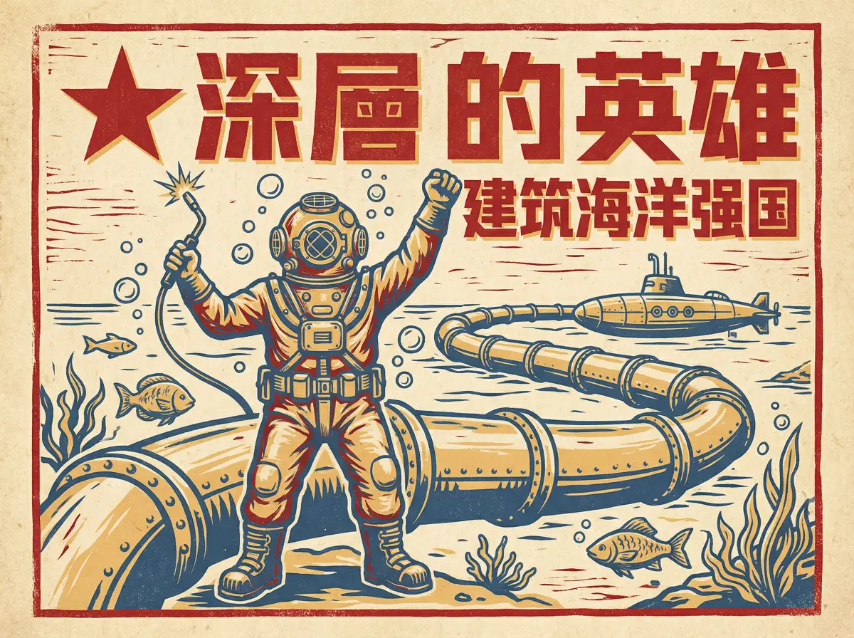 深海焊接师王涛同志，水下建设的劳动模范 - 51吃瓜官网